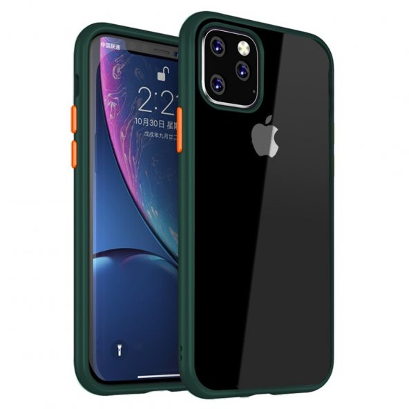 BİKAPAK ELIT SHINE IPHONE 11 PRO MAX YEŞİL KAPAK ürün görseli