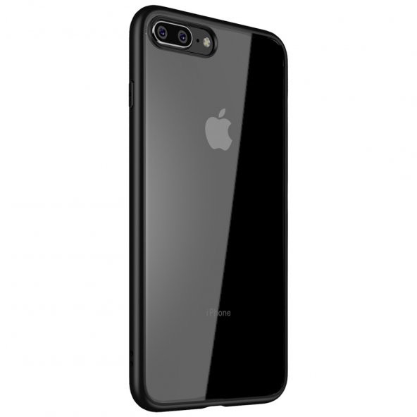 BİKAPAK ELIT SHINE IPHONE 7/8 PLUS FULL SİYAH KAPAK ürün görseli