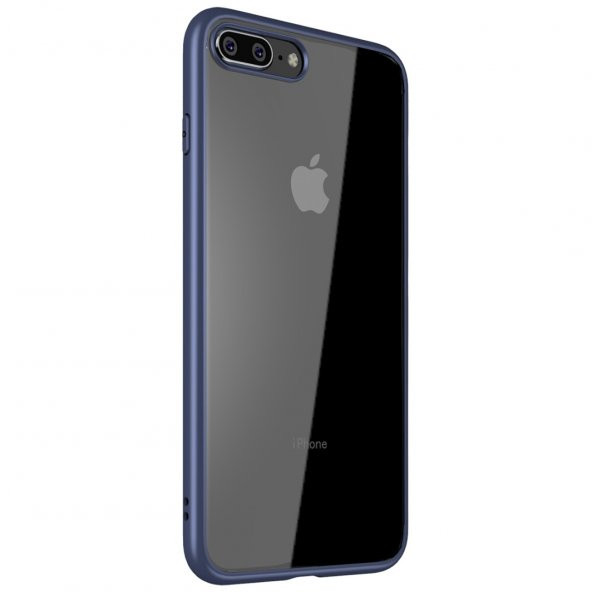 BİKAPAK ELIT SHINE IPHONE 7/8 PLUS FULL MAVİ KAPAK ürün görseli