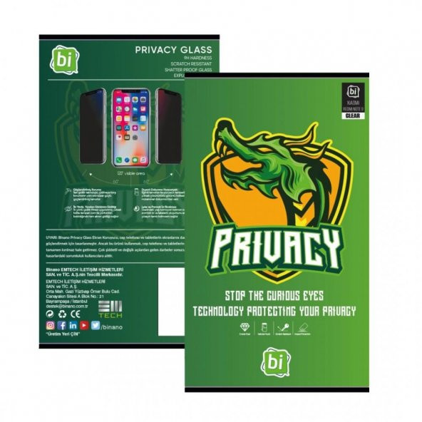 BİNANO PRIVACY OPPO A9 2020 EKRAN KORUYUCU - 2
