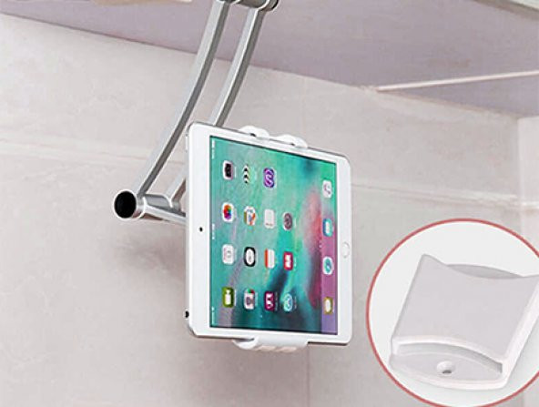 E2M YTB-13 2IN1 TABLET TELEFON STANDI GRİ - 3