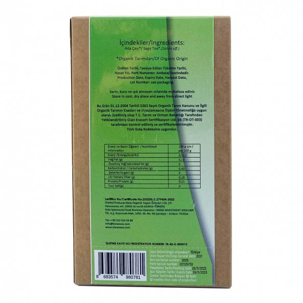 ORGANİK ADA ÇAYI 30 GR - 3