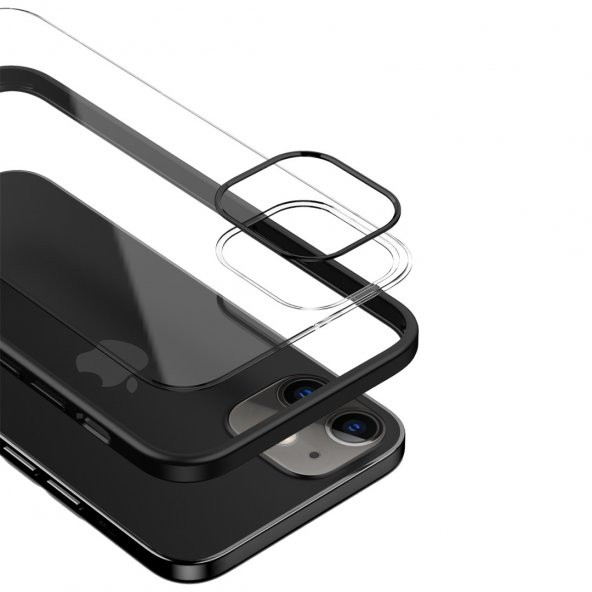 BİKAPAK ELIT SHINE IPHONE 12 PRO MAX FULL KIRMIZI - Resim 2