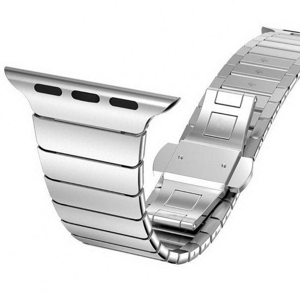 E2M APPLE WATCH 42-44MM KRD-09 KLASİK METAL GOLD K - Resim 4