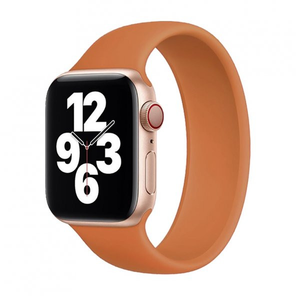 E2M Apple Watch 42-44mm KRD-18 Silikon M Turuncu