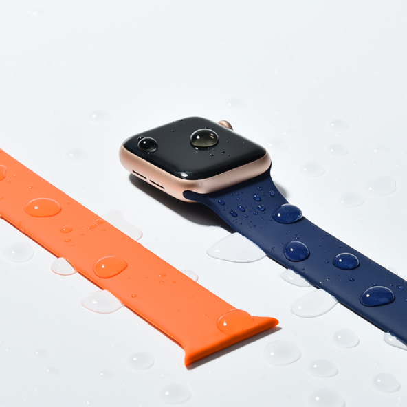 E2M Apple Watch 42-44mm KRD-18 Silikon M Beyaz - 3