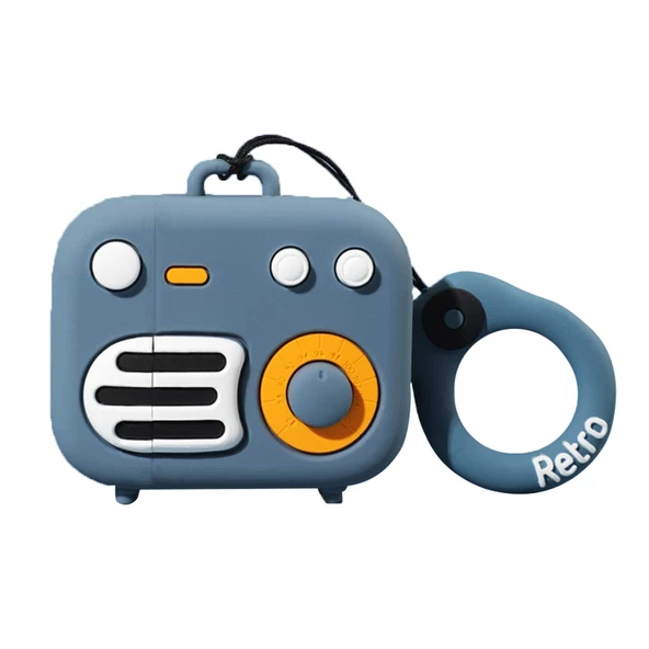 E2M AIRPODS 1-2 KILIF RADYO MAVİ ürün görseli