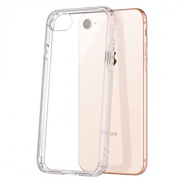 BİKAPAK ELIT AIR IPHONE 7/8/SE2 ŞEFFAF KAPAK - Resim 3