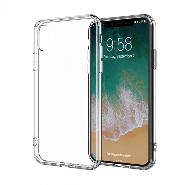 BİKAPAK ELIT AIR IPHONE X/XS ŞEFFAF KAPAK ürün görseli