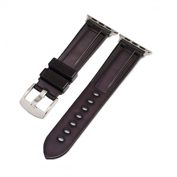 E2M Apple Watch 38-40mm KRD-23 Transparent Siyah K - Resim 2