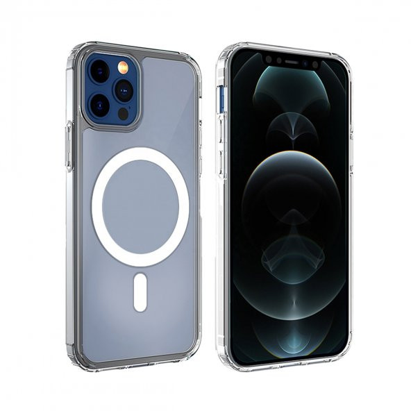 BİKAPAK MAGSAFE AIR IPHONE 13 PRO ŞEFFAF KAPAK ürün görseli 1