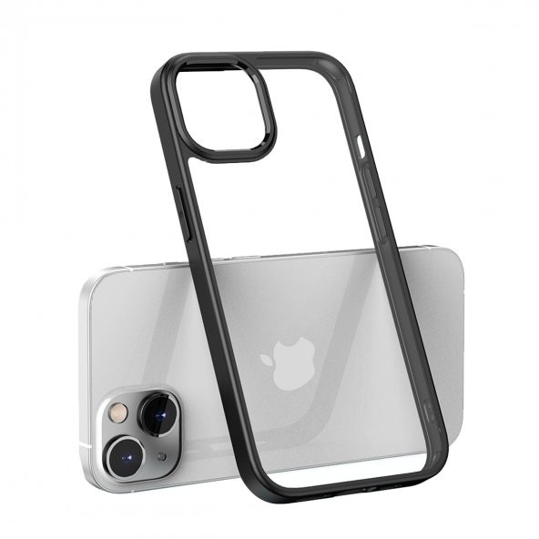 BİKAPAK ELIT SHINE IPHONE 13 MİNİ SİYAH KAPAK - Resim 3