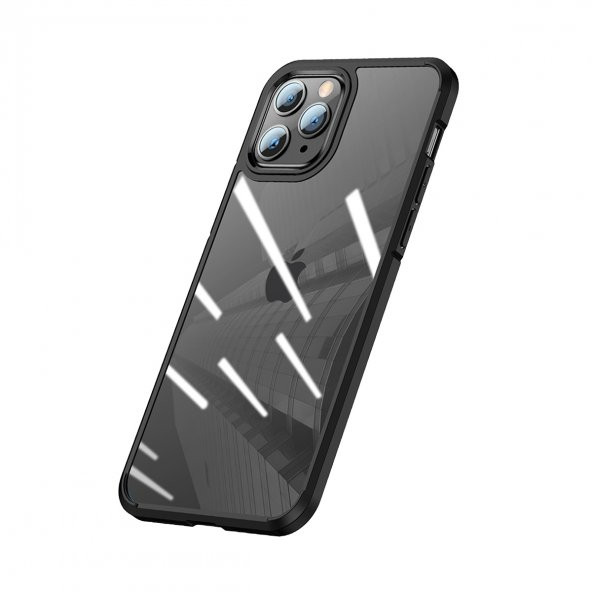 BİKAPAK ELIT CRYSTAL IPHONE 12 PRO MAX SİYAH KAPAK - Resim 2