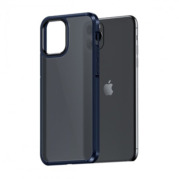 BİKAPAK ELIT FROZEN IPHONE 13 PRO MAVİ KAPAK ürün görseli