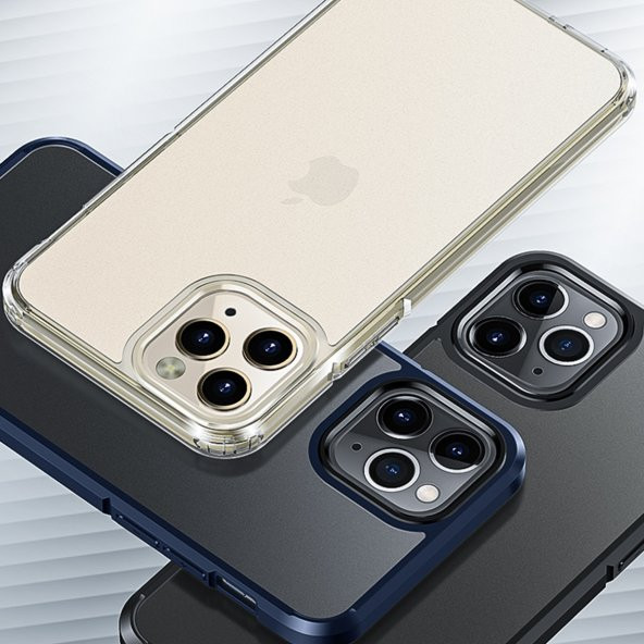 BİKAPAK ELIT FROZEN IPHONE 13 PRO SİYAH KAPAK - Resim 4