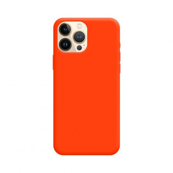 BİKAPAK ECO SENSE IPHONE 13 PRO MAX TURUNCU KAPAK - 2