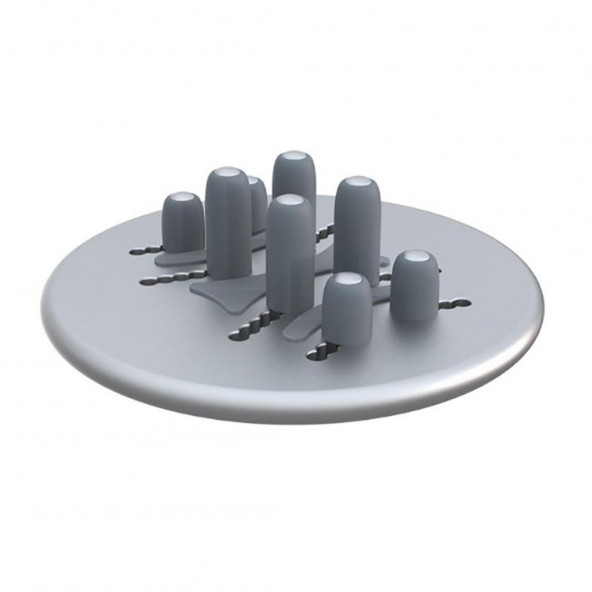 E2M STD-08 KABLO DÜZENLEYİCİLİ TELEFON STANDI GÜMÜ - 2