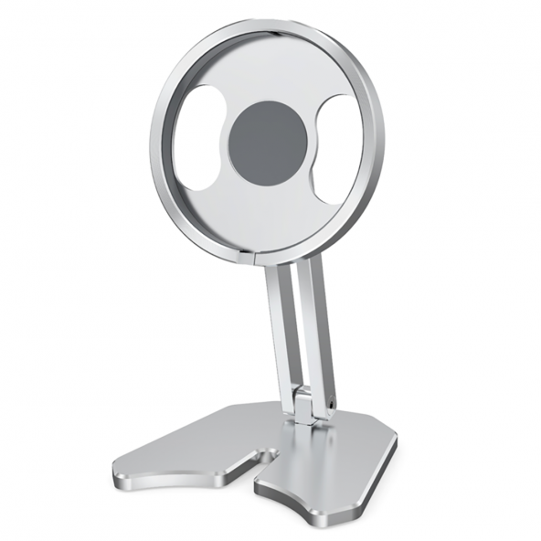 E2M YTB-16 ŞARJLI TELEFON STANDI GÜMÜŞ - 5