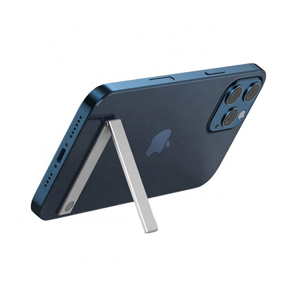 E2M STD-18 PORTATİF MİNİ TELEFON STANDI GÜMÜŞ - 2