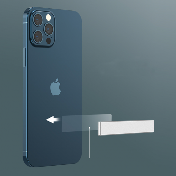 E2M STD-18 PORTATİF MİNİ TELEFON STANDI GÜMÜŞ - 3