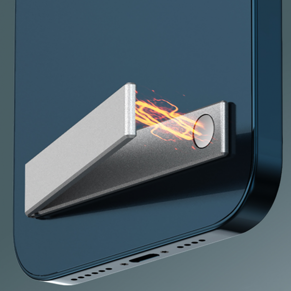 E2M STD-18 PORTATİF MİNİ TELEFON STANDI GÜMÜŞ - 6