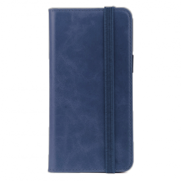 BİKAPAK LUXURY IPHONE 13 LACİVERT CÜZDAN KILIF ürün görseli