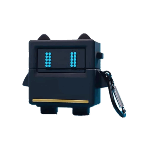 E2M AIRPODS 3 KILIF ROBO FLAT SİYAH ürün görseli