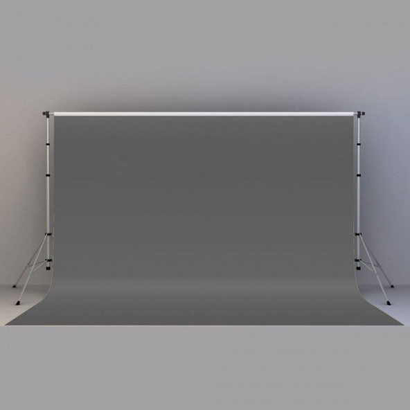 Gdx Seyyar Kağıt Sonsuz Stüdyo Fon Perde (Grey/Gri) 2.70x11 Metre