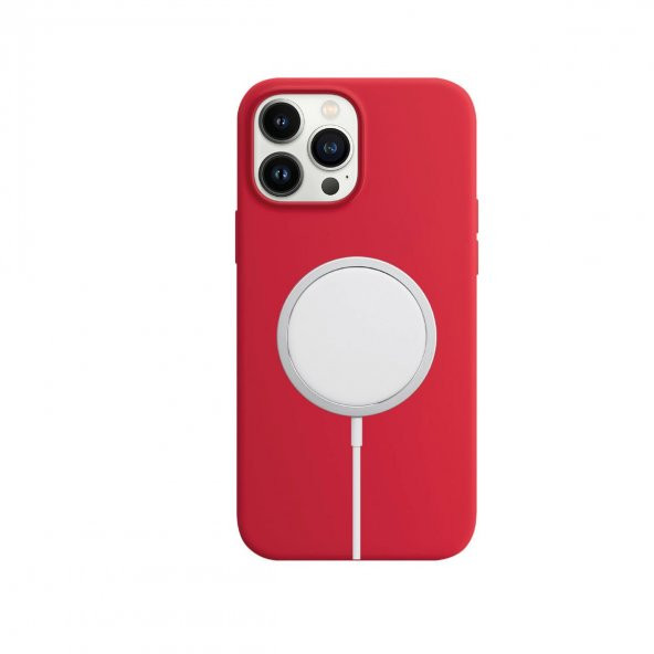 BİKAPAK MAGSENSE IPHONE 13 PRO MAX CHALKPINK KAPAK - Resim 2