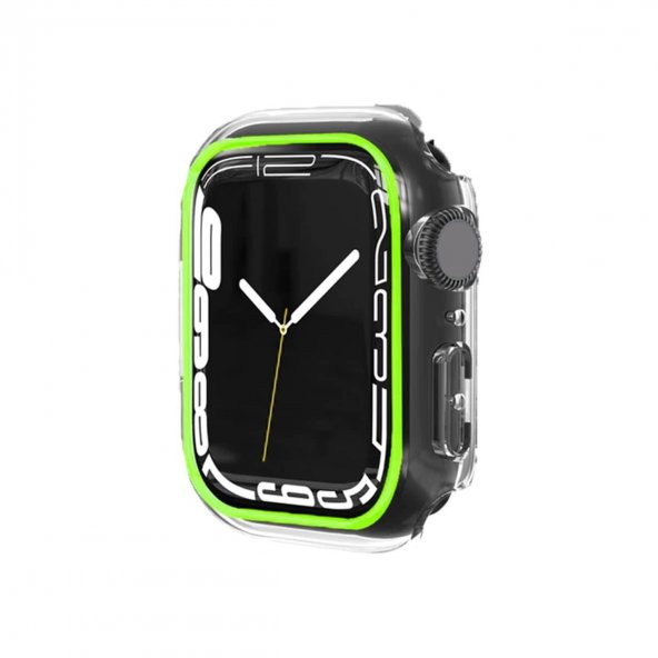 BİNANO APPLE WATCH 44MM FOSFORLU KASA KORUYUCU YEŞİL