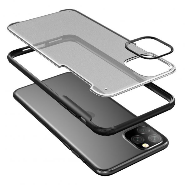 BİKAPAK ELIT MIST IPHONE 11 PRO MAX SİYAH KAPAK - 2