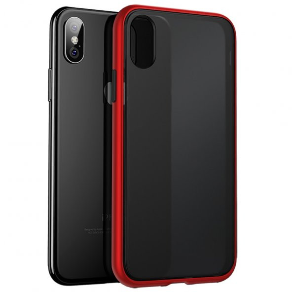 BİKAPAK ELIT ENIGMA IPHONE XS/X KIRMIZI KAPAK ürün görseli