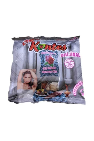 Kontes Tüy Dökücü Gül Kokulu Aromalı Hamam Otu 150 gr