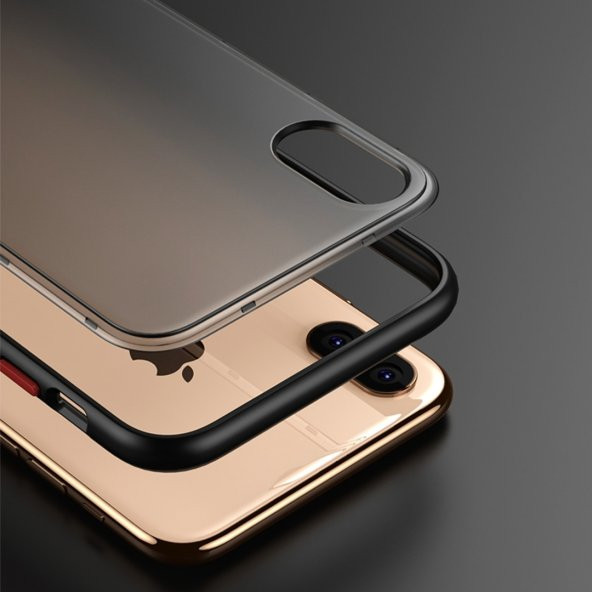 BİKAPAK ELIT ENIGMA IPHONE XS MAX FULL SİYAH KAPAK - 2