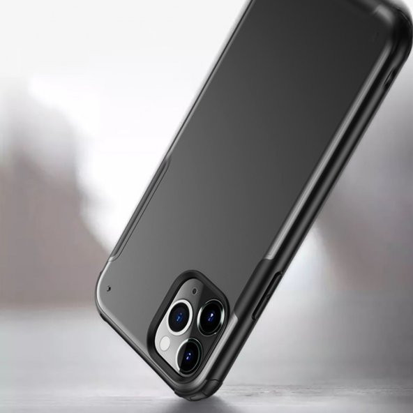 BİKAPAK ELIT MIST IPHONE 11 PRO MAX OPAK BEYAZ KAPAK - Resim 2