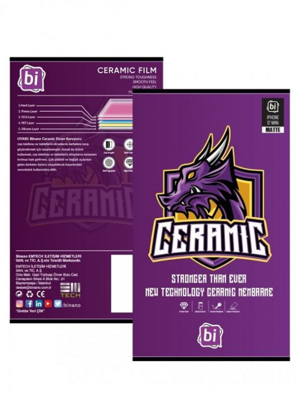 BİNANO CERAMIC MATTE SAMSUNG A01 EKRAN KORUYUCU - 2