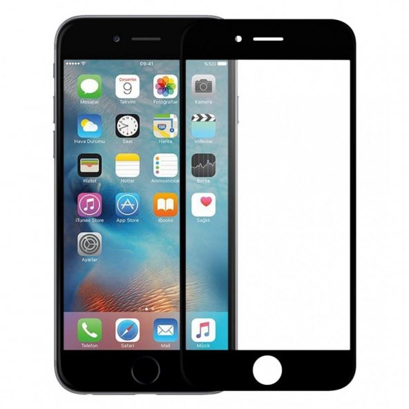 BİNANO CERAMIC IPHONE 7/8 PLUS SIYAH EKRAN KORUYUCU