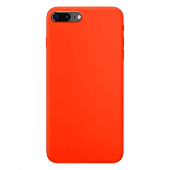 BİKAPAK ECO SENSE IPHONE 7/8 PLUS TURUNCU KAPAK - Resim 2