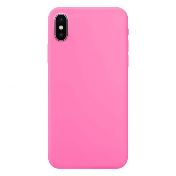 BİKAPAK ECO SENSE IPHONE XS MAX PEMBE KAPAK - Resim 2