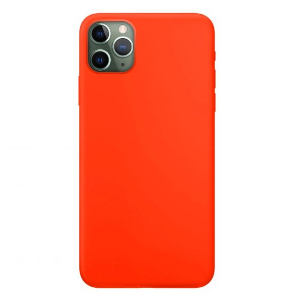 BİKAPAK ECO SENSE IPHONE 11 PRO TURUNCU KAPAK - Resim 2