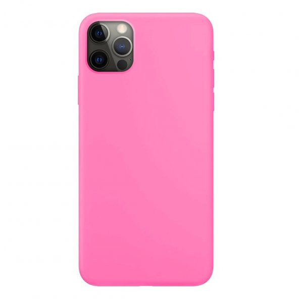 BİKAPAK ECO SENSE IPHONE 12 / 12 PRO PEMBE KAPAK - Resim 2