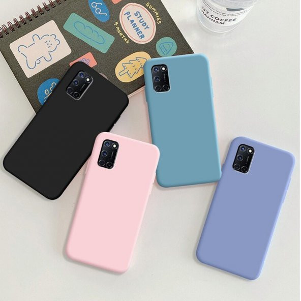 BİKAPAK ECO SENSE OPPO A52/A72/A92 AÇIK MAVİ KAPA - 3