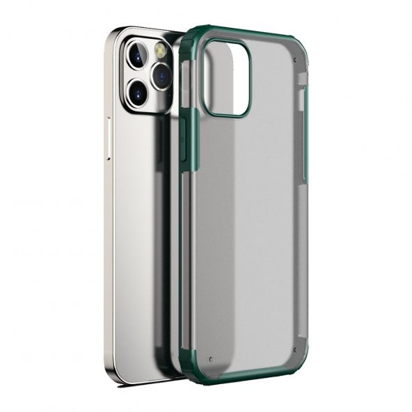 BİKAPAK ELIT MIST IPHONE 12 PRO MAX YEŞİL KAPAK ürün görseli