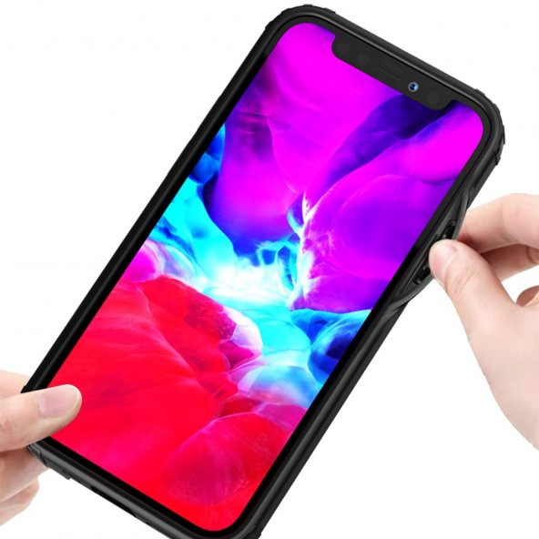 BİKAPAK ELIT MIST IPHONE 12 MİNİ OPAK KIRMIZI KAPA - 2