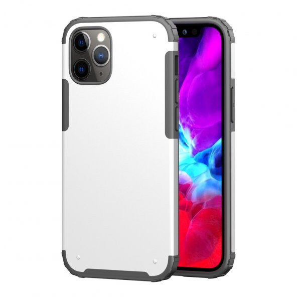 BİKAPAK ELIT MIST IPHONE 12 PRO MAX OPAK BEYAZ KAPAK ürün görseli