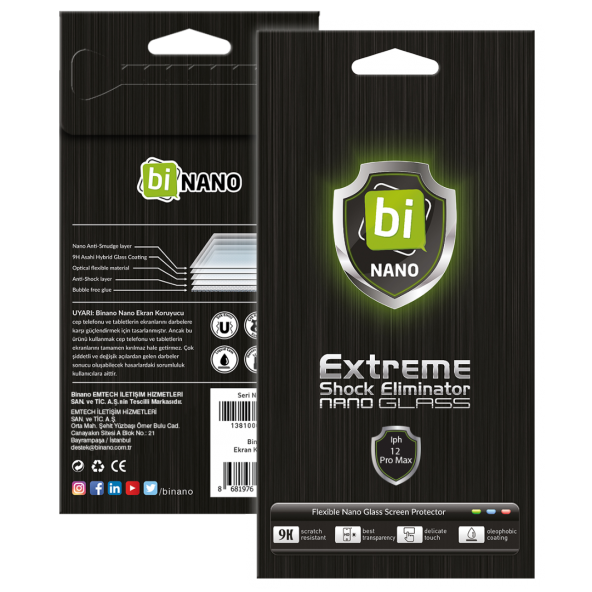 BİNANO IPHONE 12 PRO MAX NANO EKRAN KORUYUCU