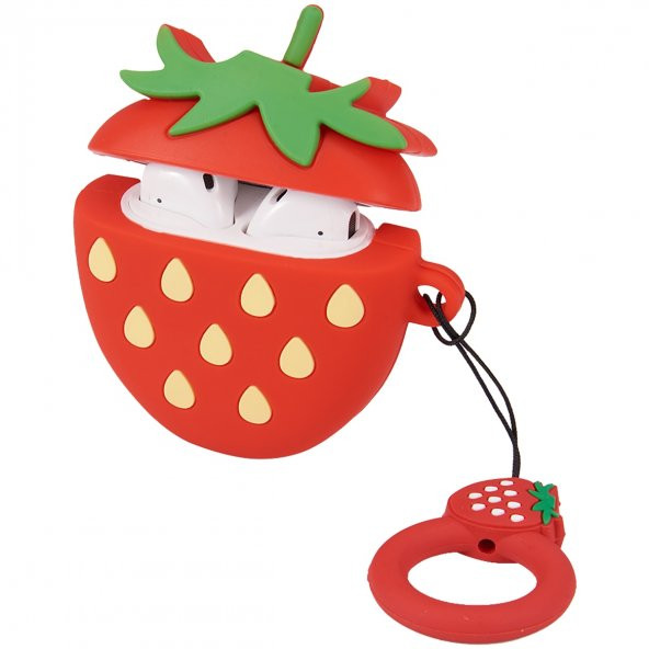 E2M AIRPODS 1-2 KILIF ÇİLEK ürün görseli 1