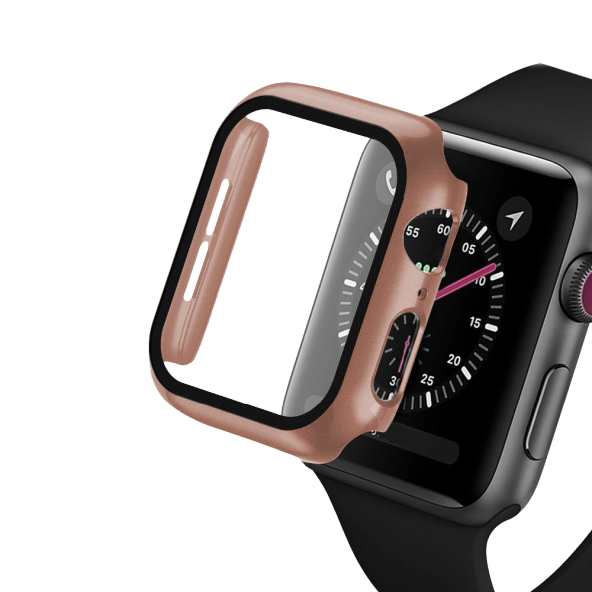 E2M Apple Watch 42mm Kasa ve Ekran Koruyucu Rose Gold