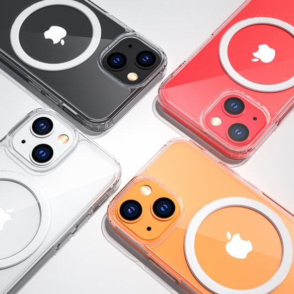 BİKAPAK MAGSAFE AIR IPHONE 13 ŞEFFAF KAPAK - Resim 2