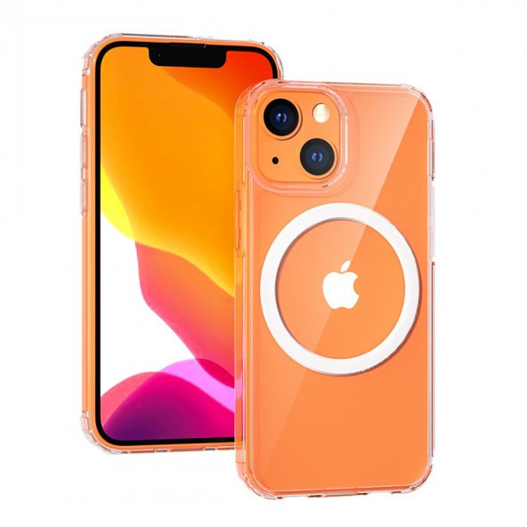 BİKAPAK MAGSAFE AIR IPHONE 13 ŞEFFAF KAPAK ürün görseli